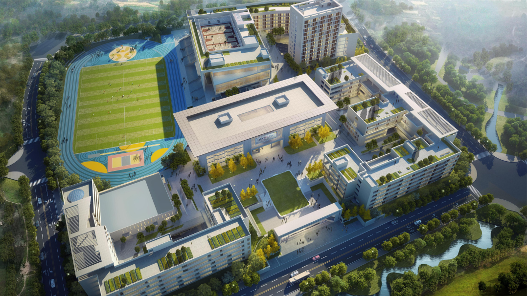 案例精选混合型塑胶跑道|四川华阳中学香山校区